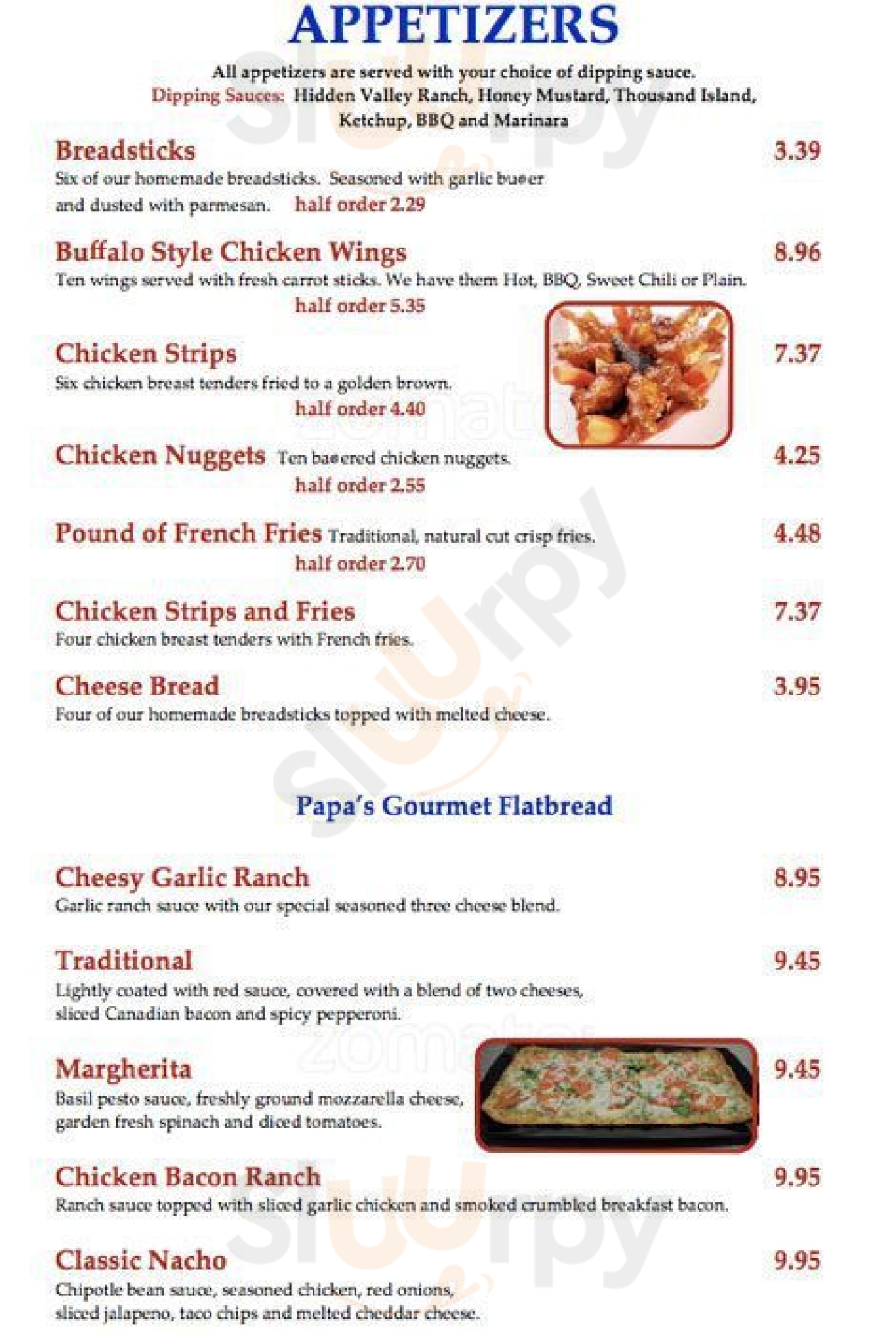 Main Menu - Papa's Pizza Parlor