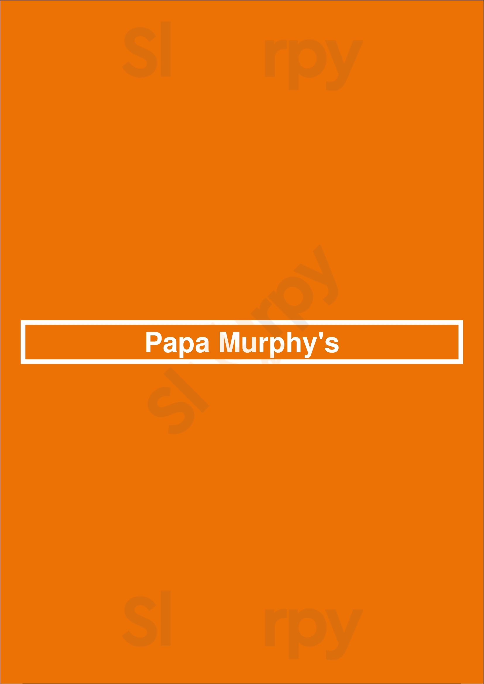Main Menu - Papa Murphy's