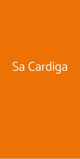 Sa Cardiga, Roma