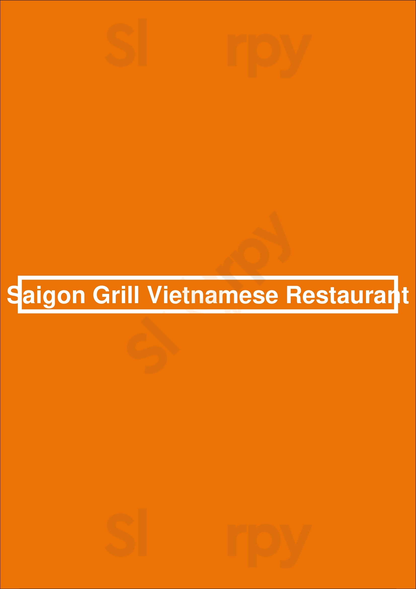 Main Menu - Saigon Grill Vietnamese Restaurant