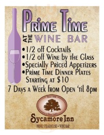The Sycamore Inn Prime Steakhouse
