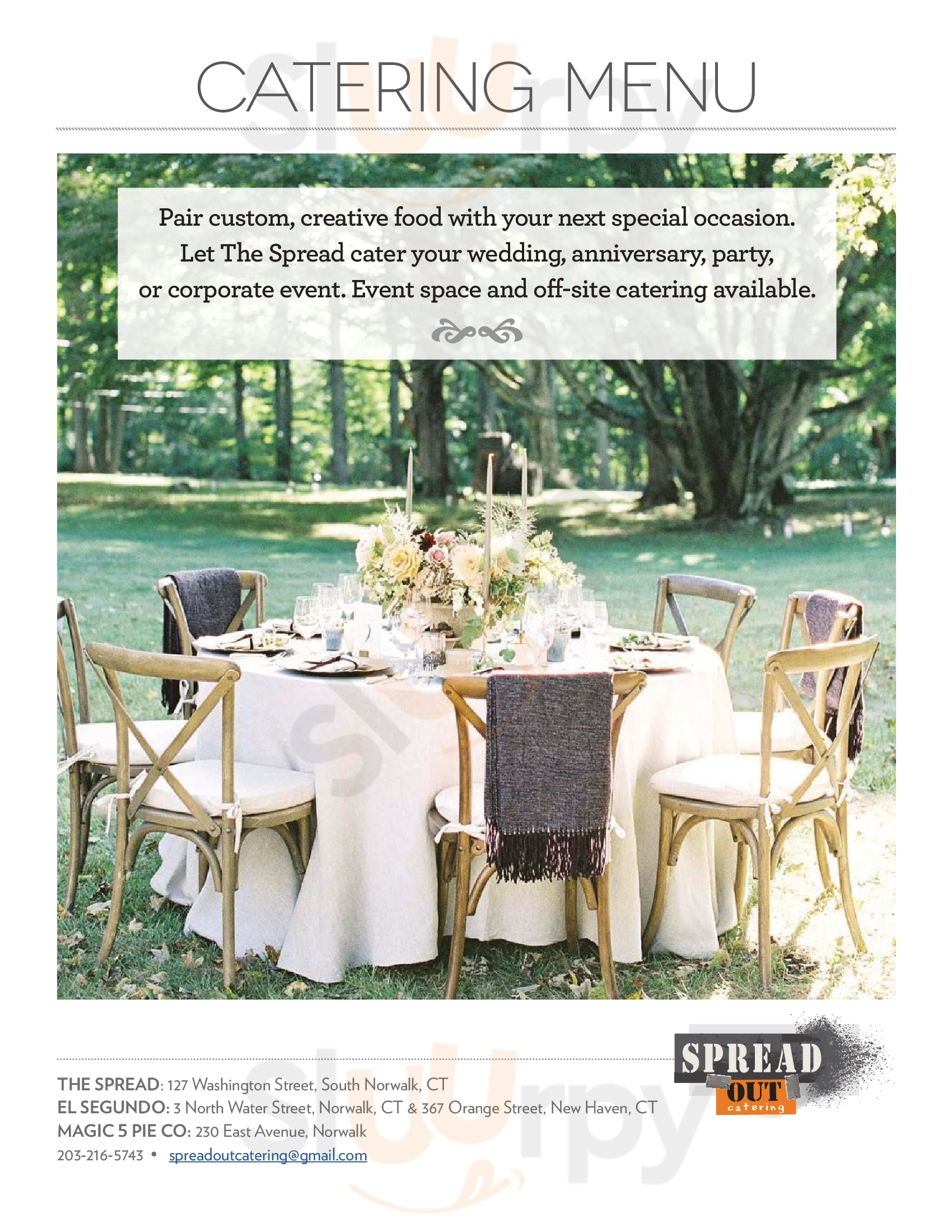 Main Menu - The Spread