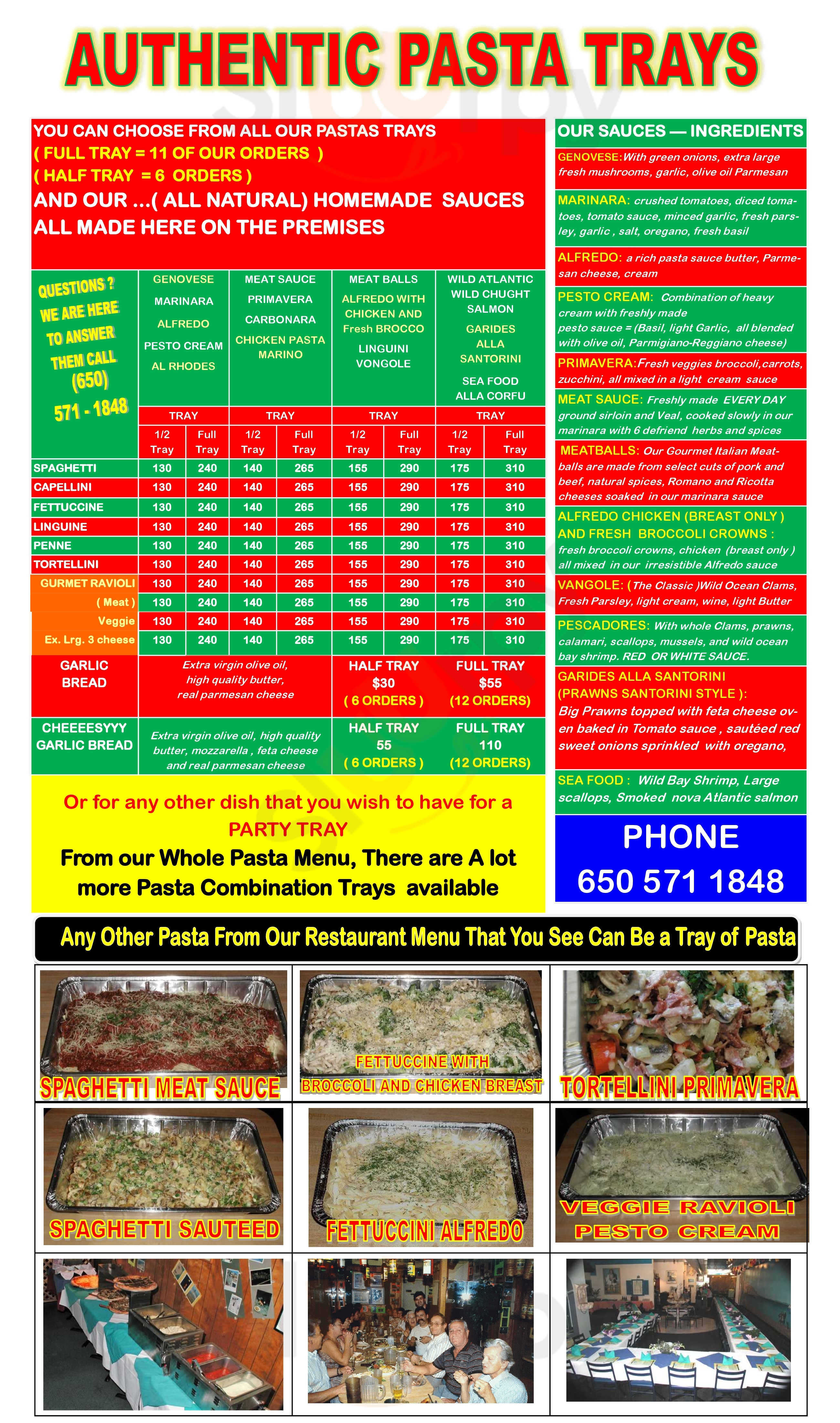 Rainbow Pizza San Mateo Menu - 1