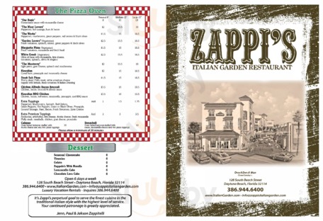 Zappi's Italian Garden Restaurant, Daytona Beach