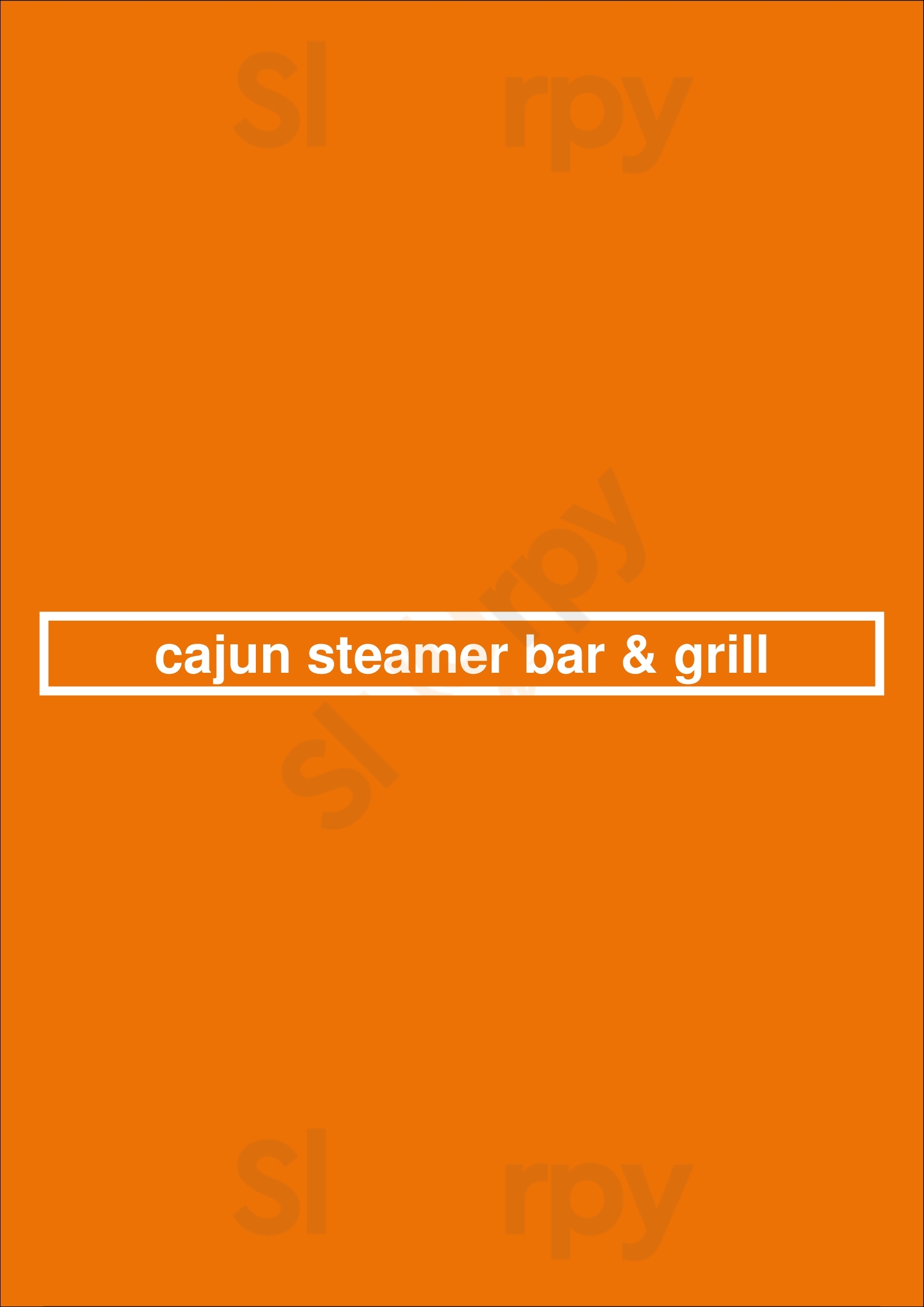 Cajun Steamer Bar & Grill Franklin Menu - 1