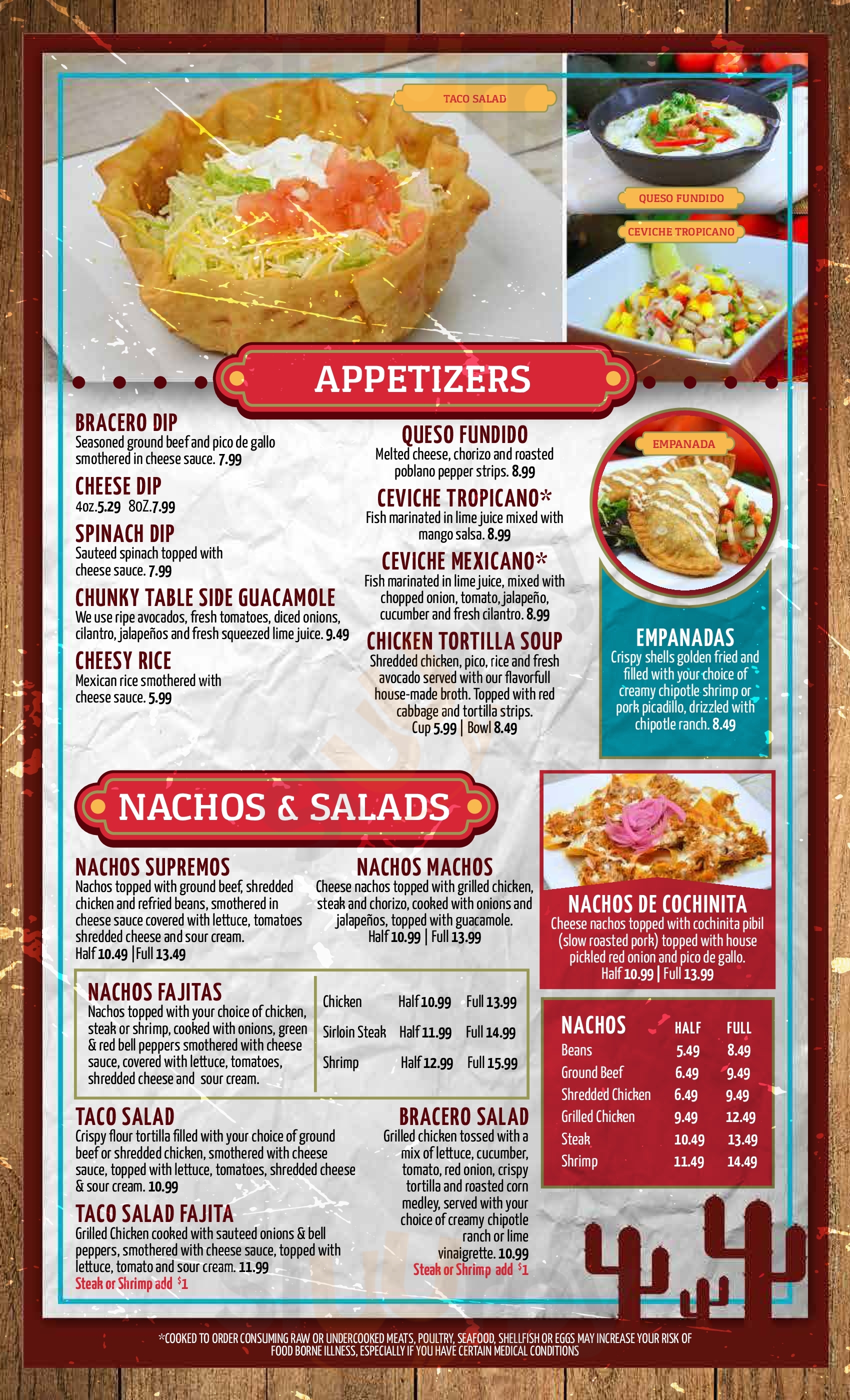 El Bracero Clarksville Menu - 1