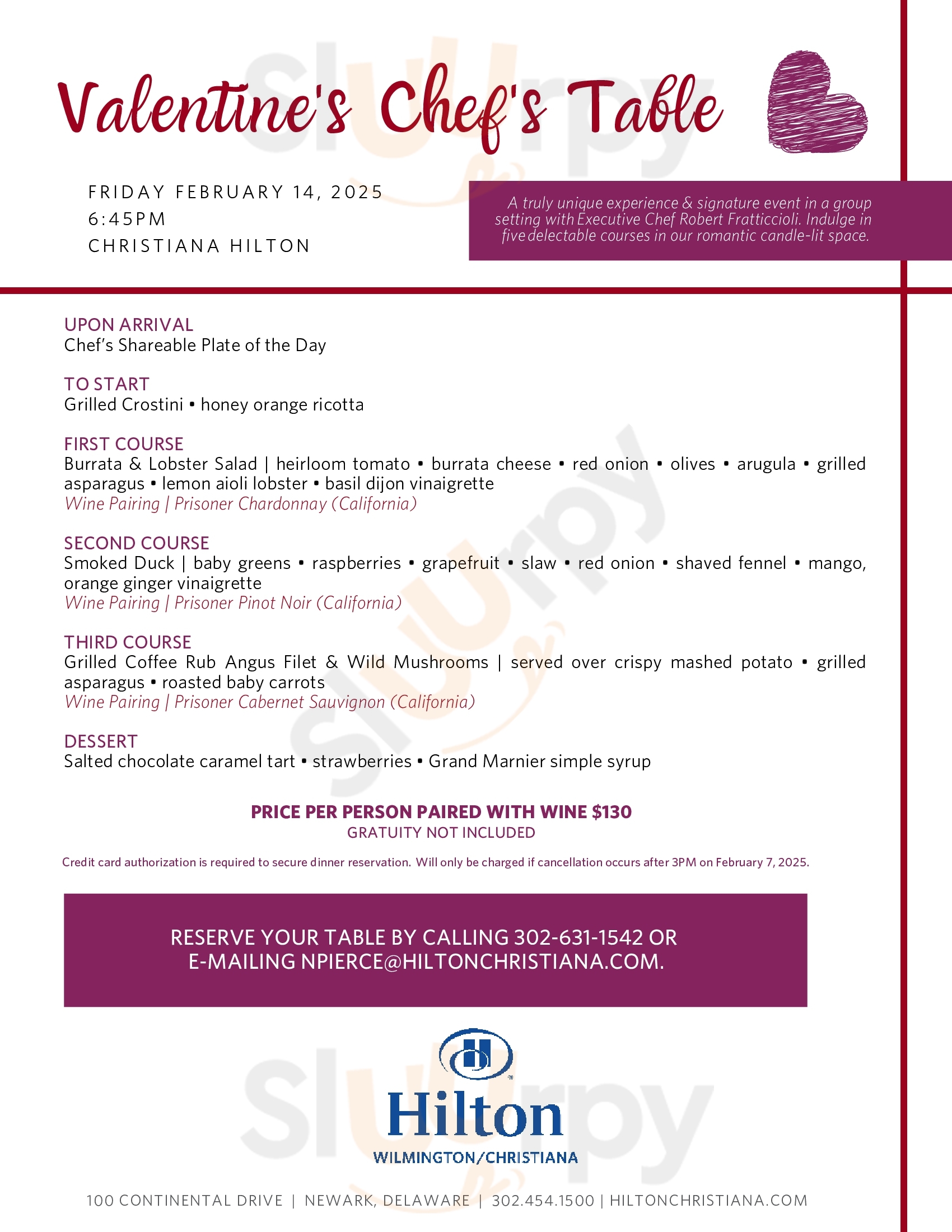 Main Menu - Market Kitchen & Bar