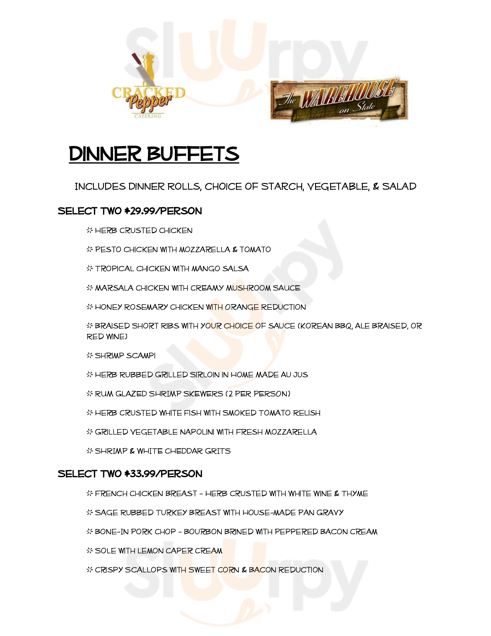 Main Menu - Cracked Pepper