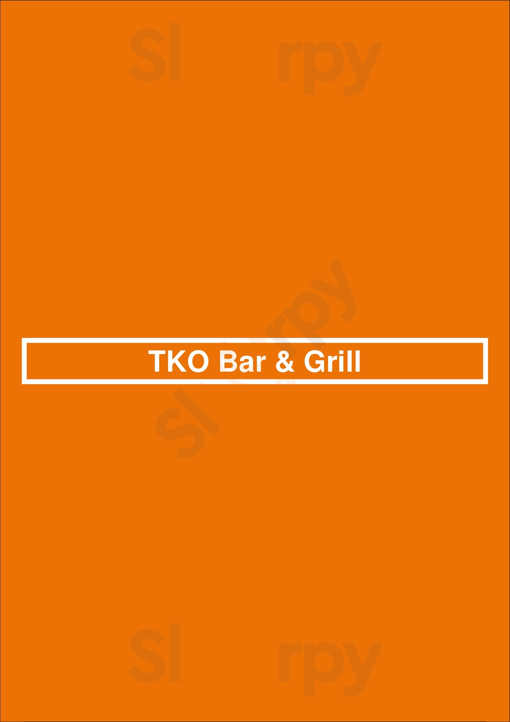 Tko Bar & Grill Laredo Menu - 1