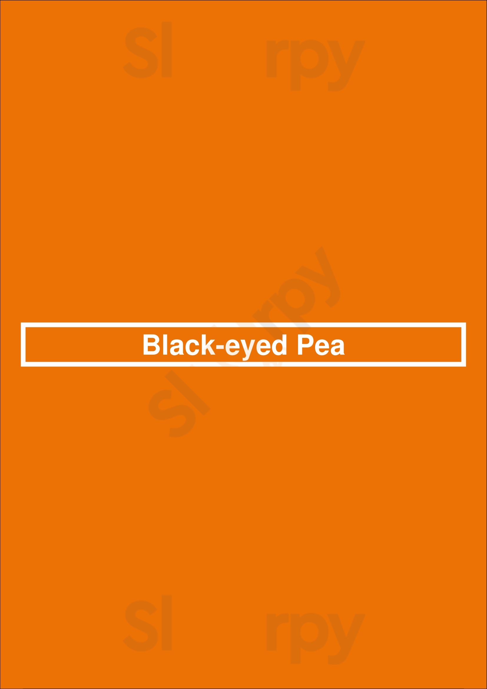 Black-eyed Pea Lakewood Menu - 1