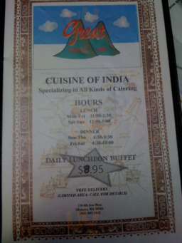 Great Cuisine Of India, Olympia