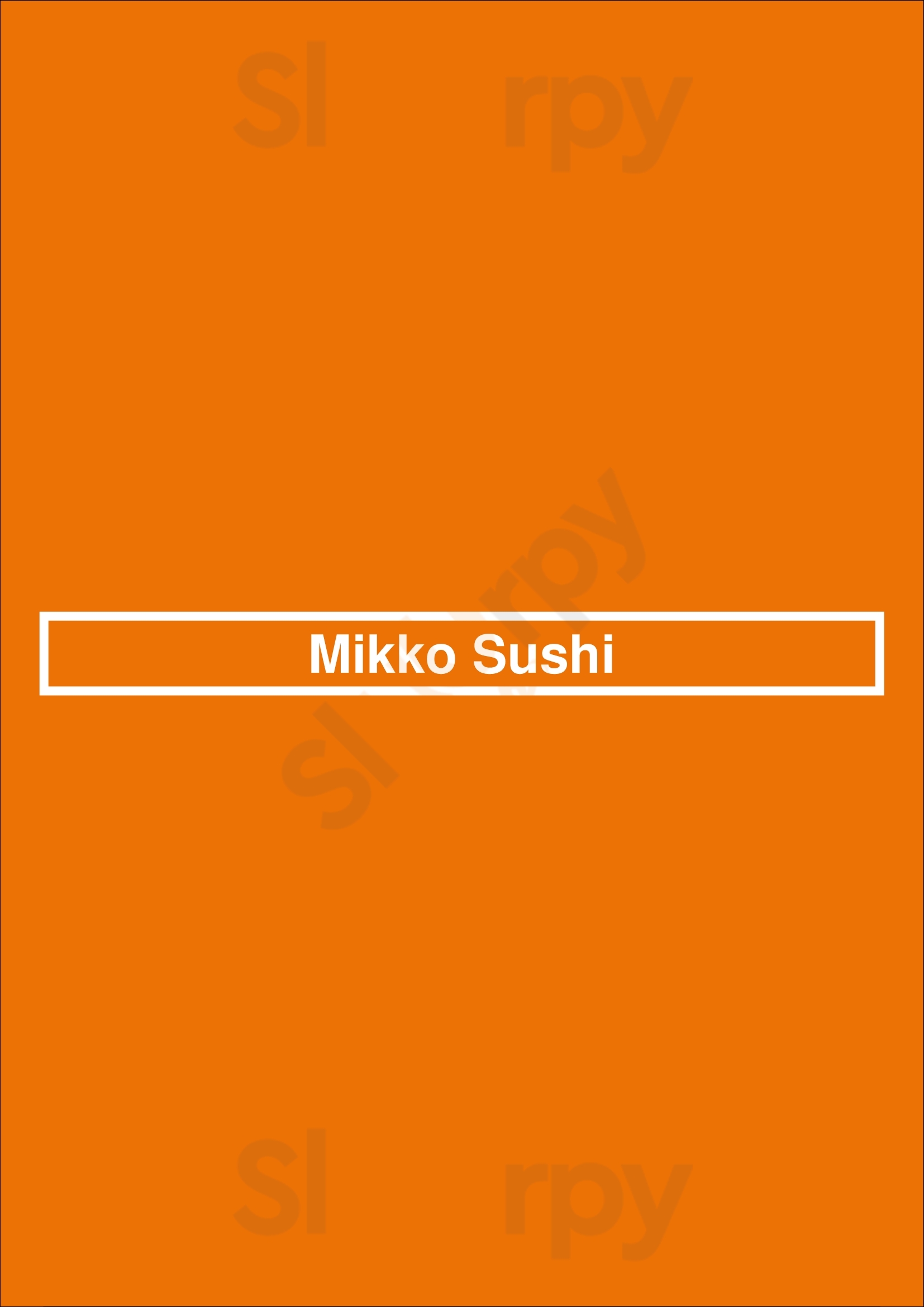 Mikko Sushi Carlsbad Menu - 1