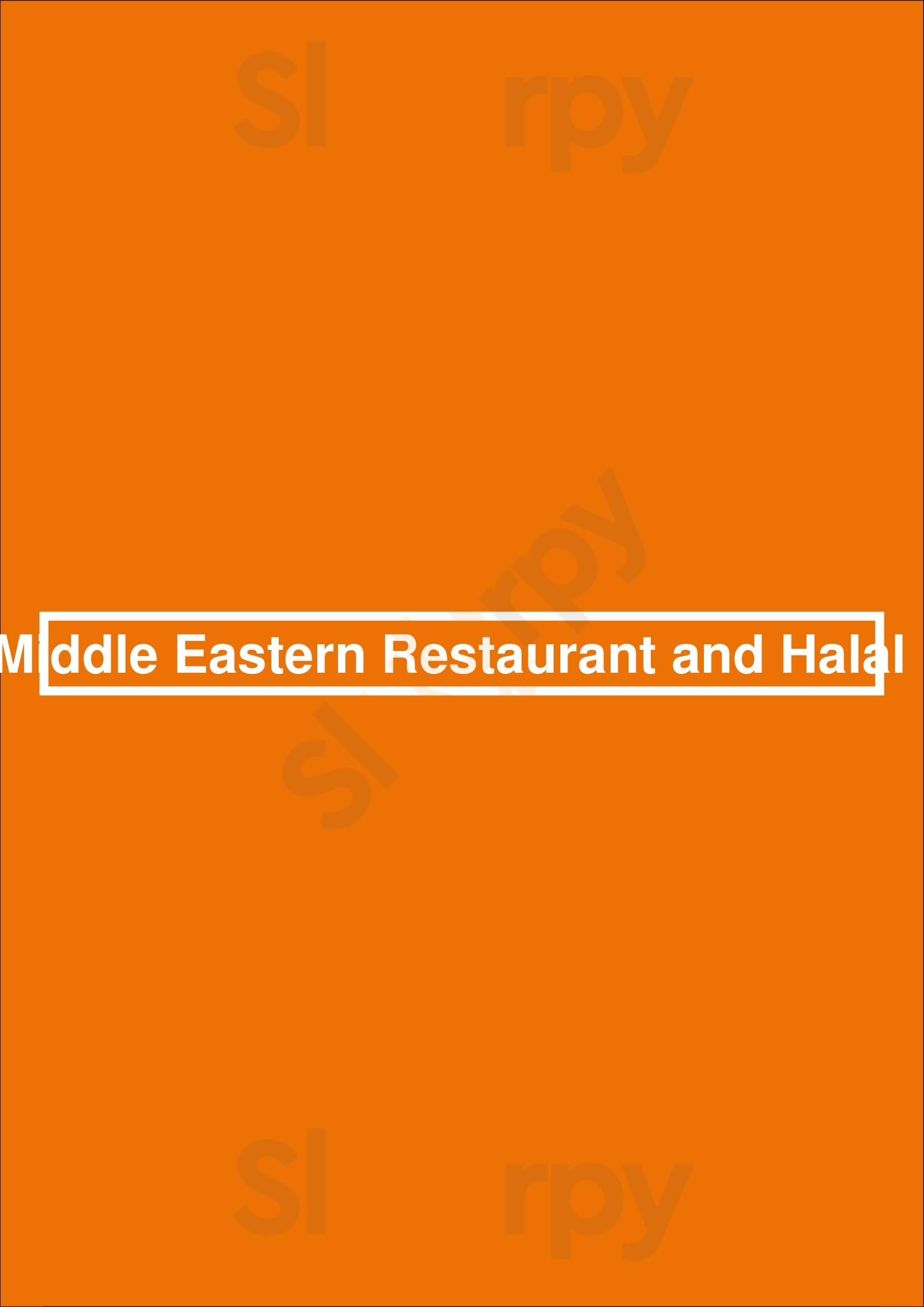 Oasis Middle Eastern Restaurant And Halal Market Newark Menu - 1