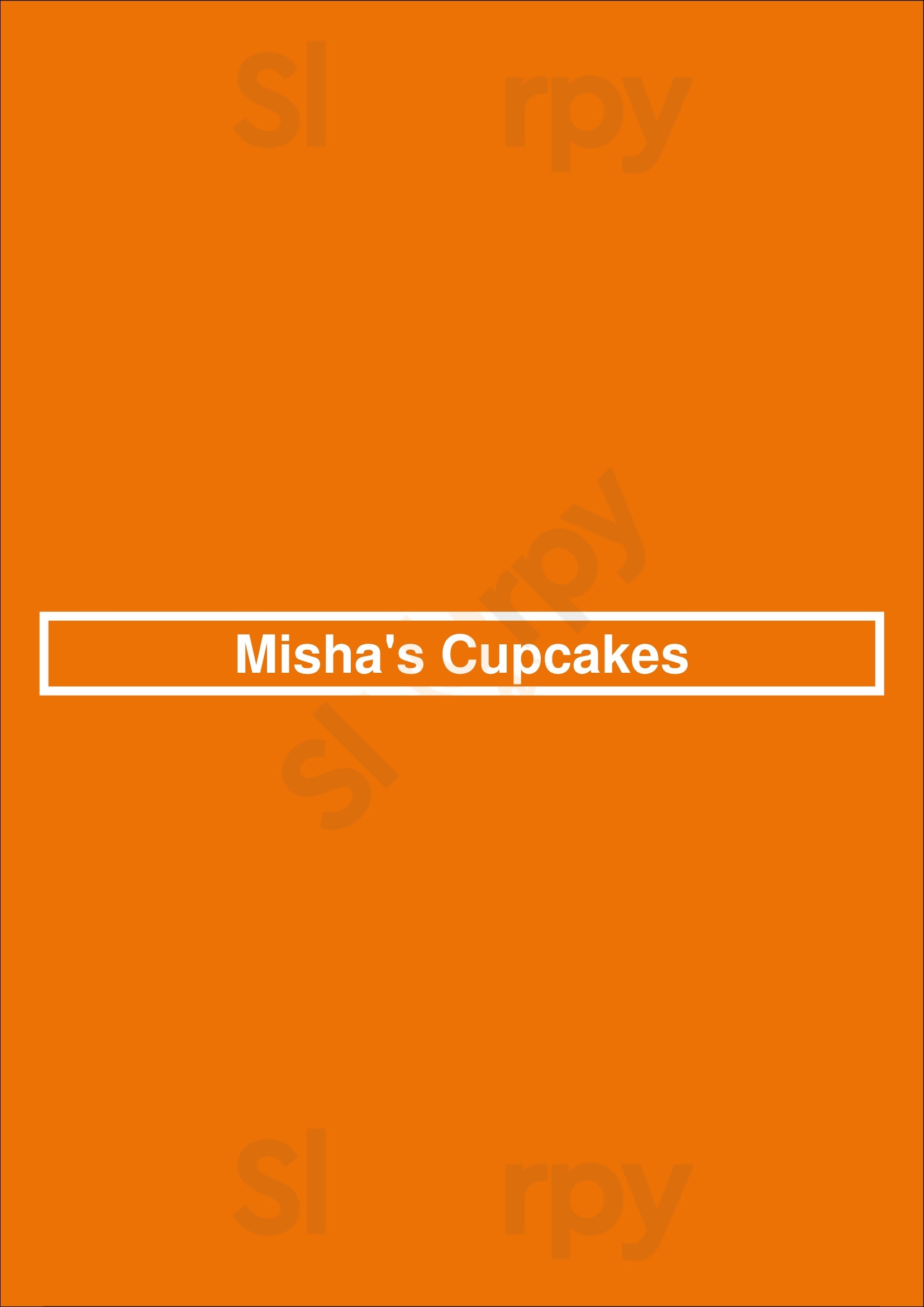 Main Menu - Misha's Cupcakes
