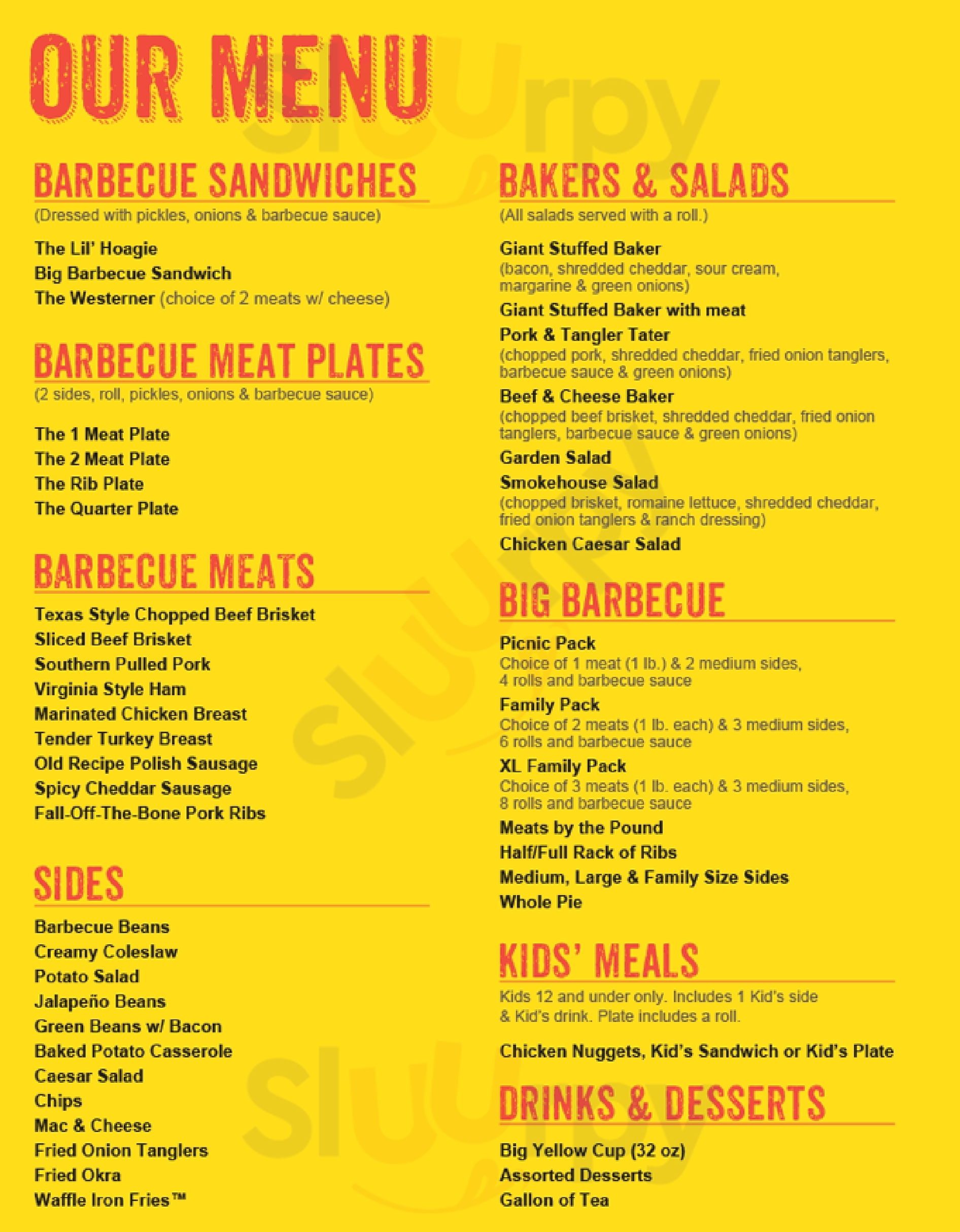 Dickey's Barbecue Pit Norman Menu - 1