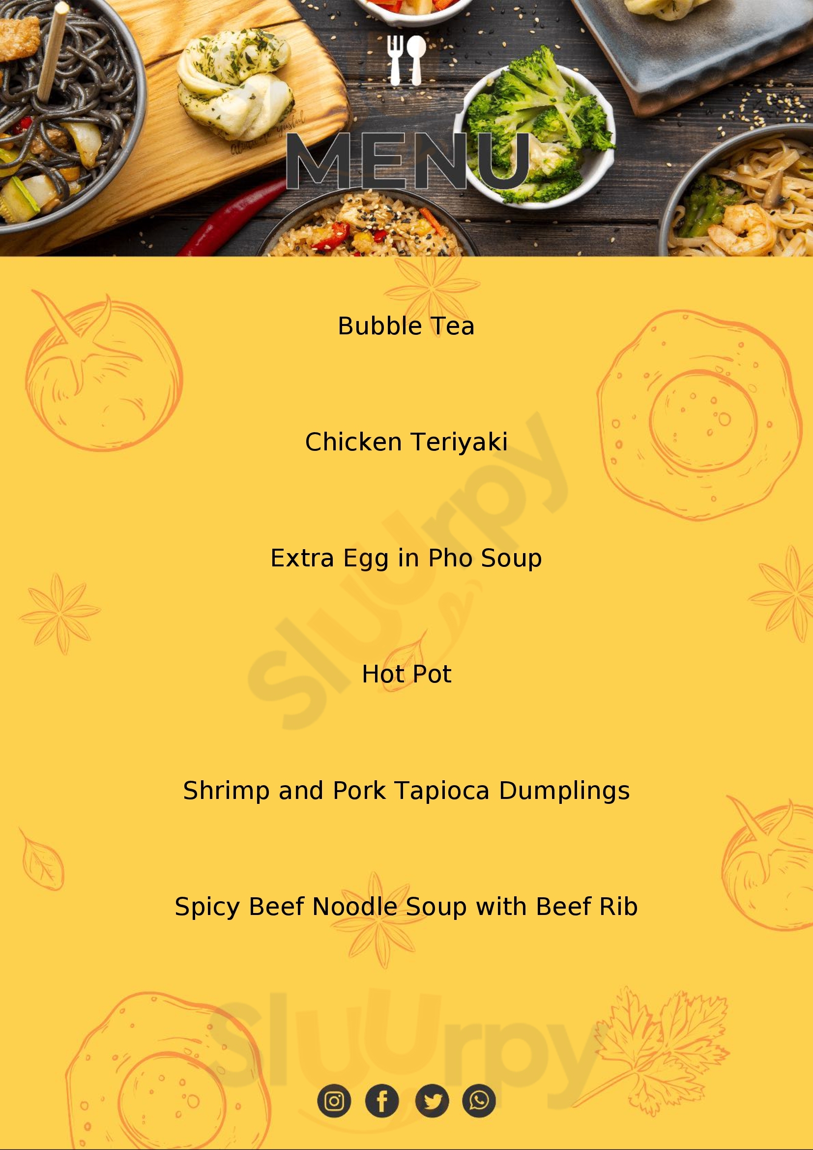 Sapoche Vietnamese Kitchen Kent Menu - 1