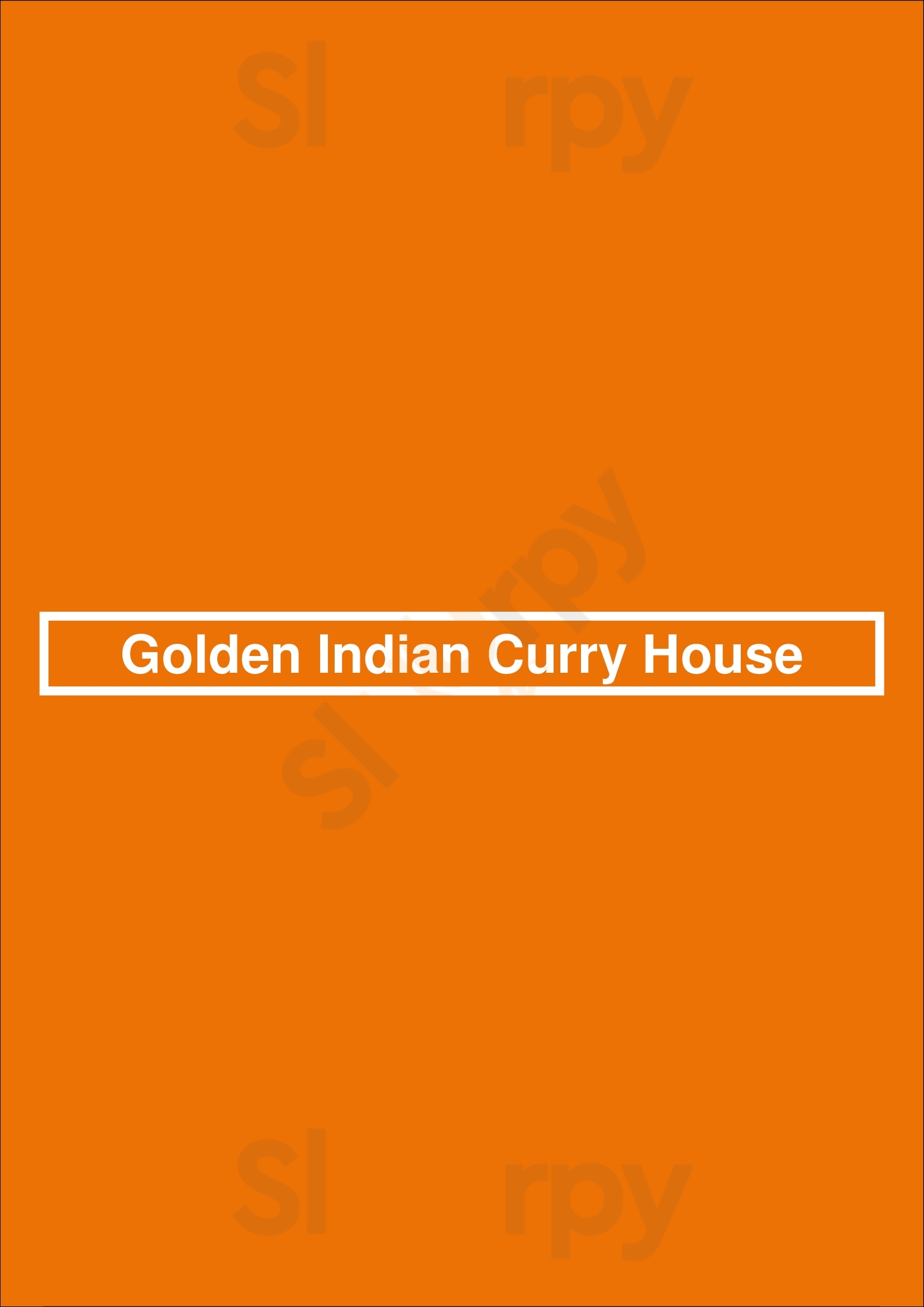 Golden Indian Curry House Kent Menu - 1