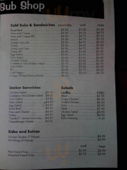 Sandy's Variety & Sub Shop