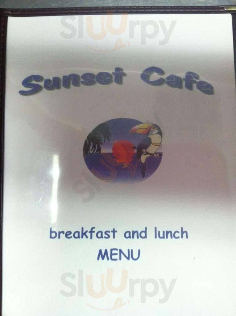 Sunset Cafe Vero Beach Menu - 1