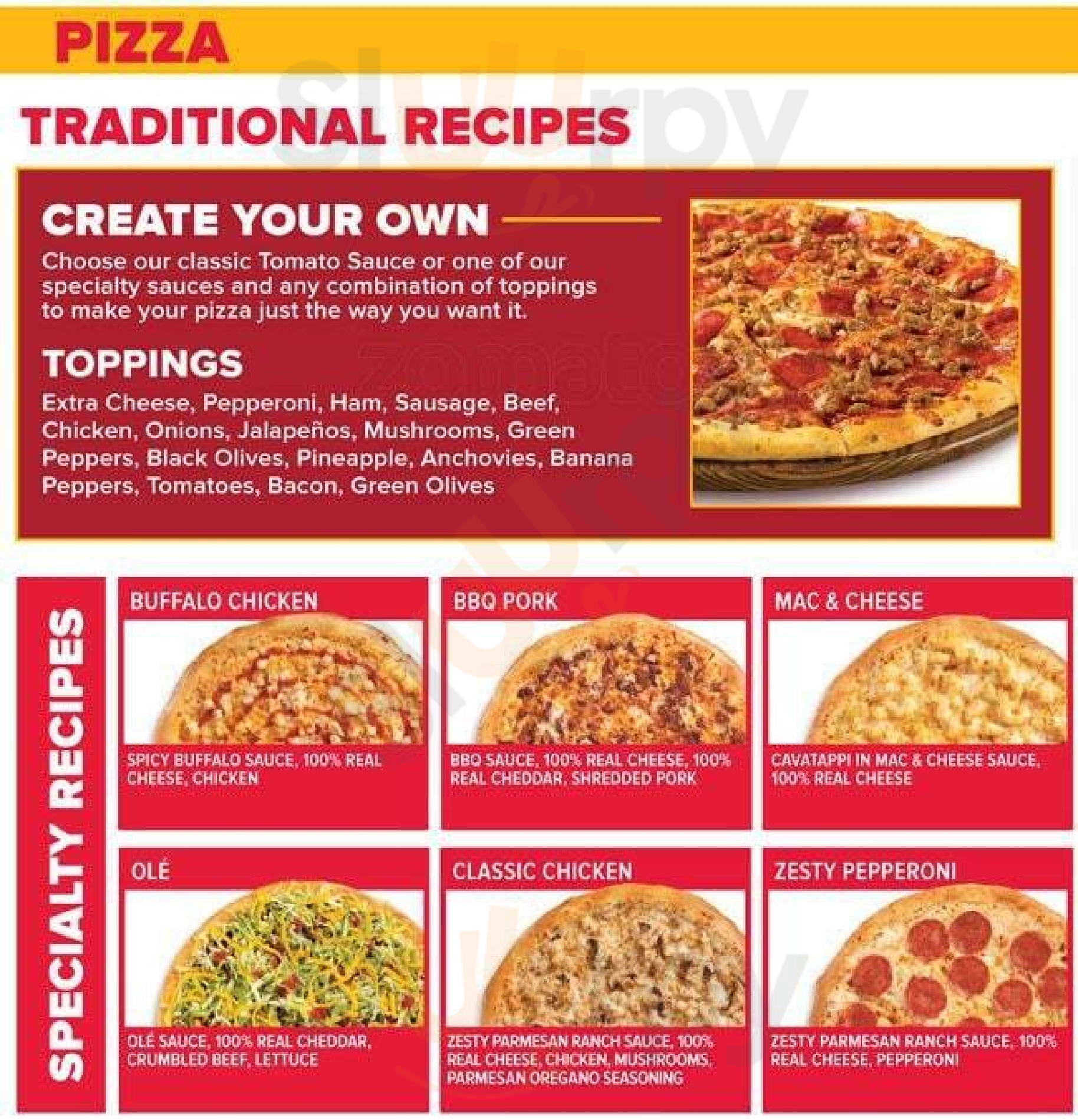 Main Menu - Cicis Pizza