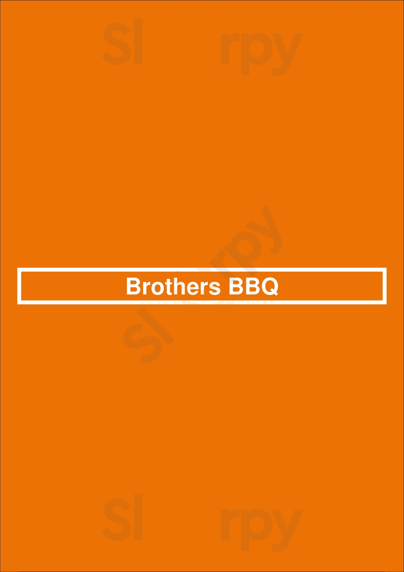 Brothers Bbq Lakewood Menu - 1
