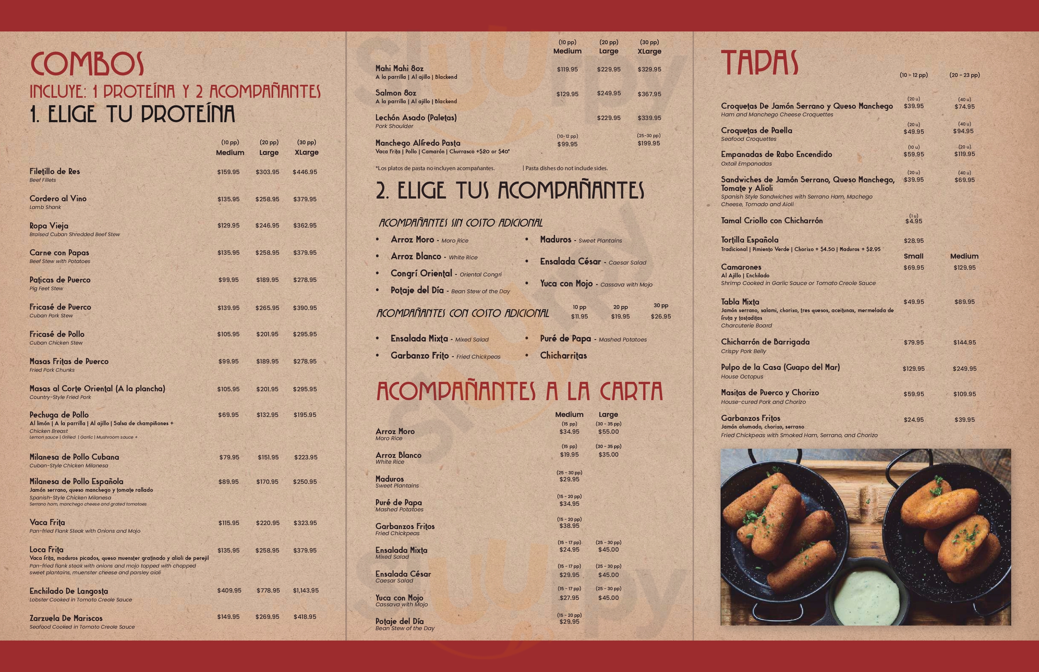 Main Menu - Casa Gallega