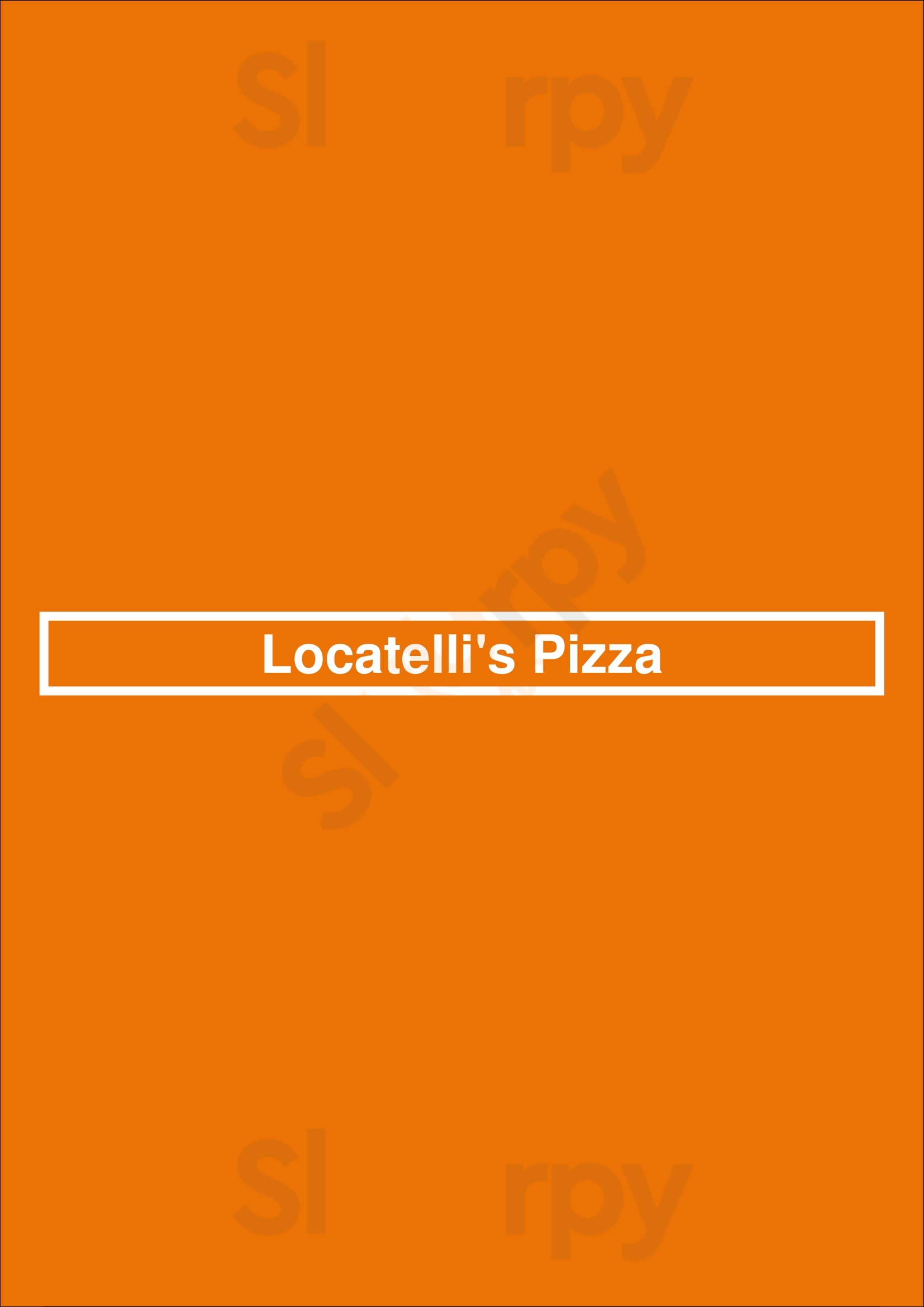 Locatelli's Pizza Cypress Menu - 1