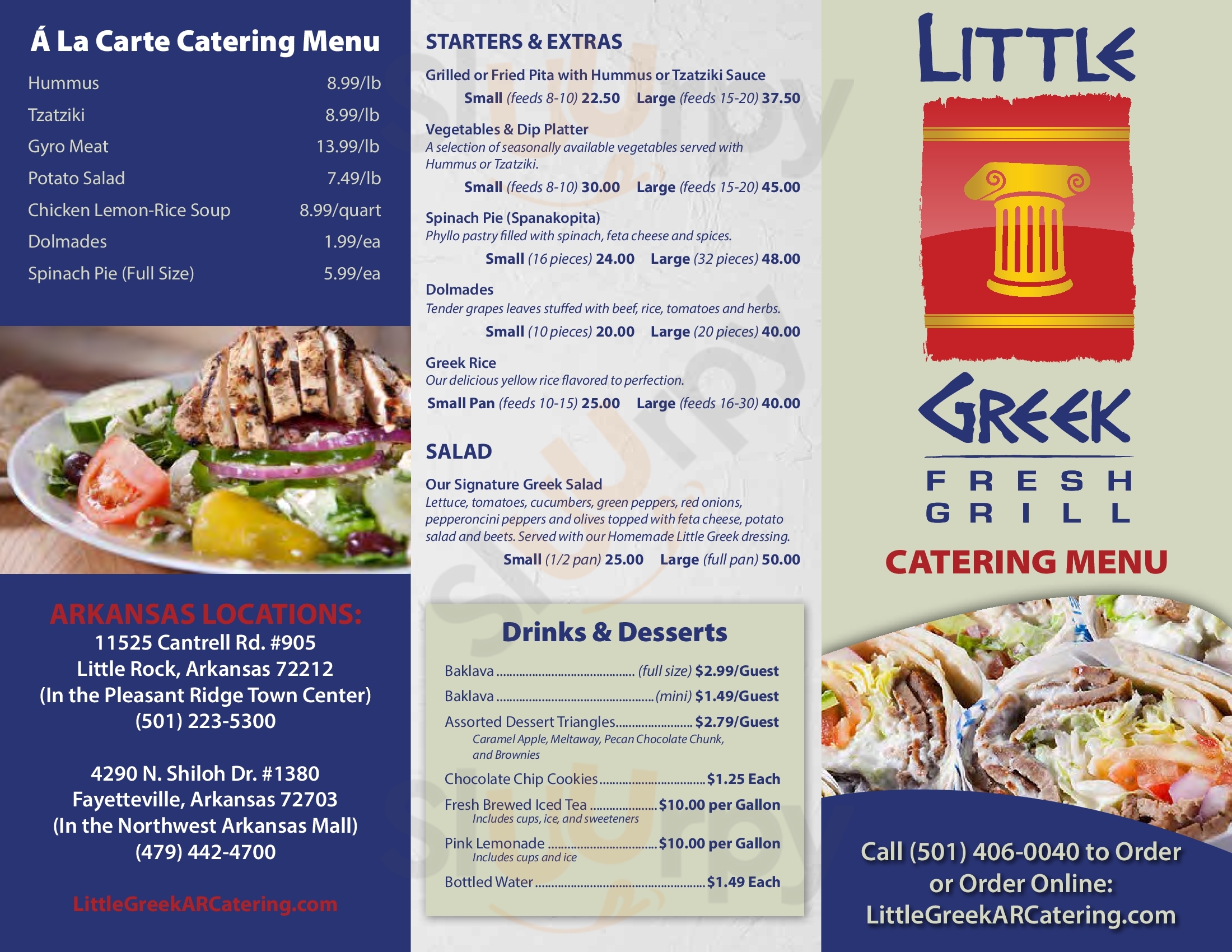 Main Menu - Little Greek Fresh Grill
