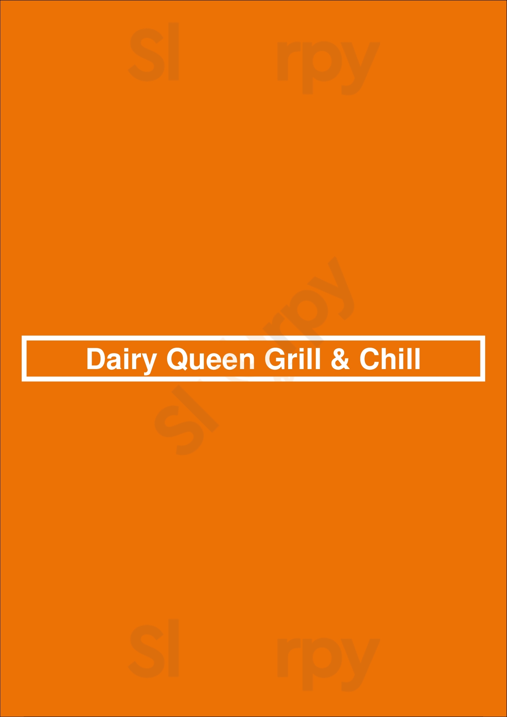 Main Menu - Dairy Queen Grill & Chill