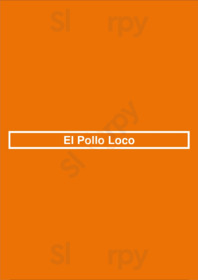 El Pollo Loco menu