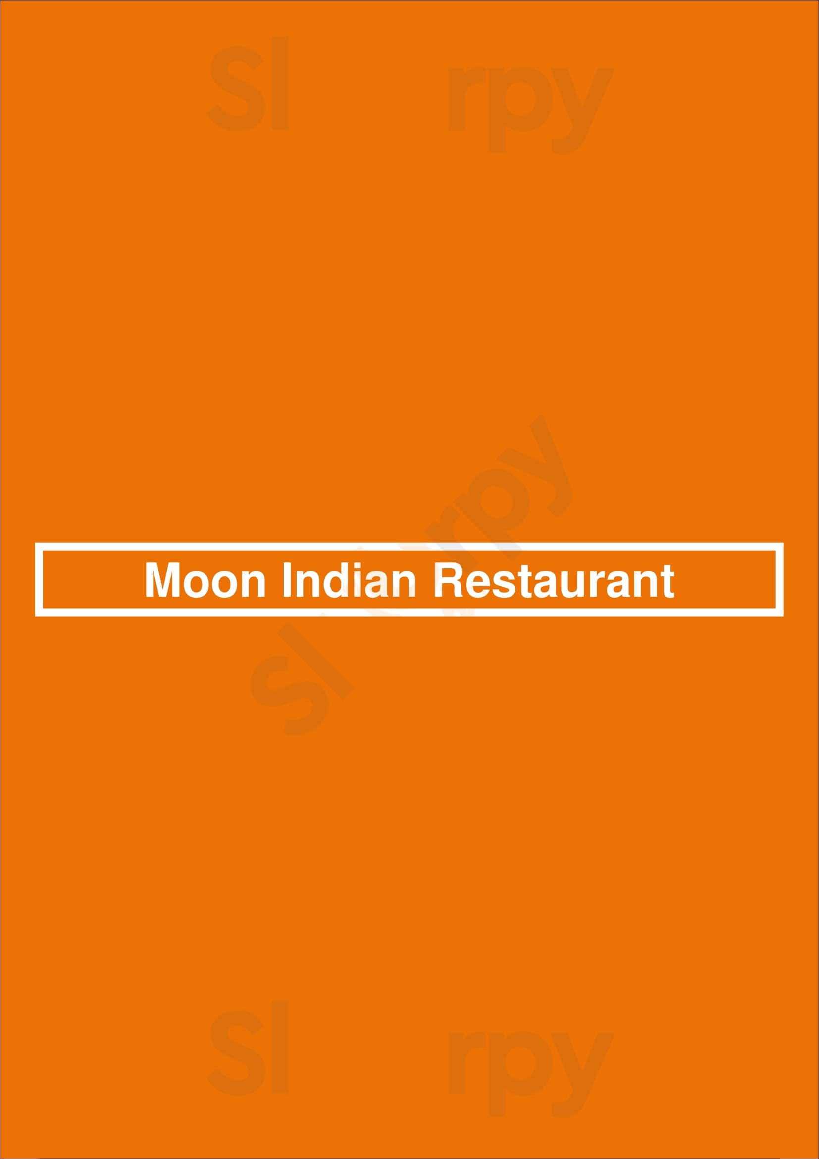 Moon Indian Restaurant Hayward Menu - 1