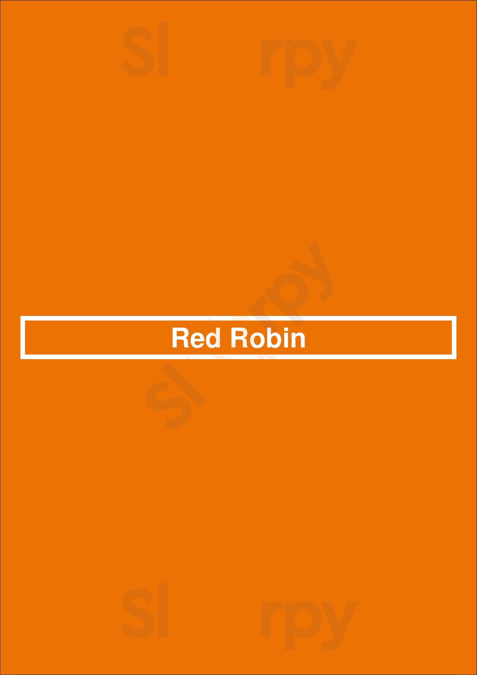 Red Robin Milpitas Menu - 1
