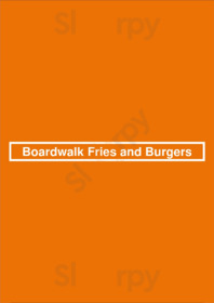 Boardwalk Fries And Burgers menu