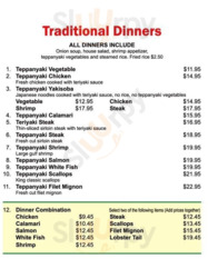 Shogun Japanese Grill And Sushi