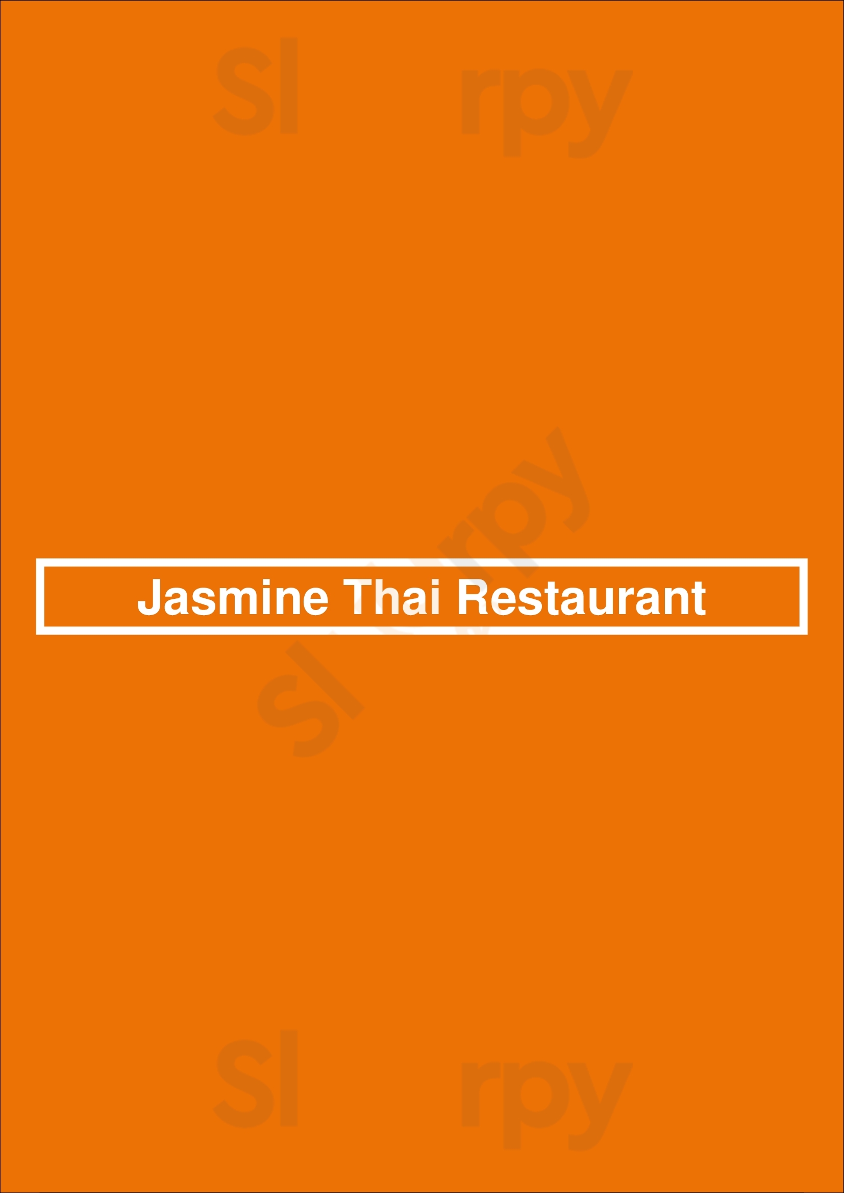 Jasmine Thai Restaurant Brandon Menu - 1