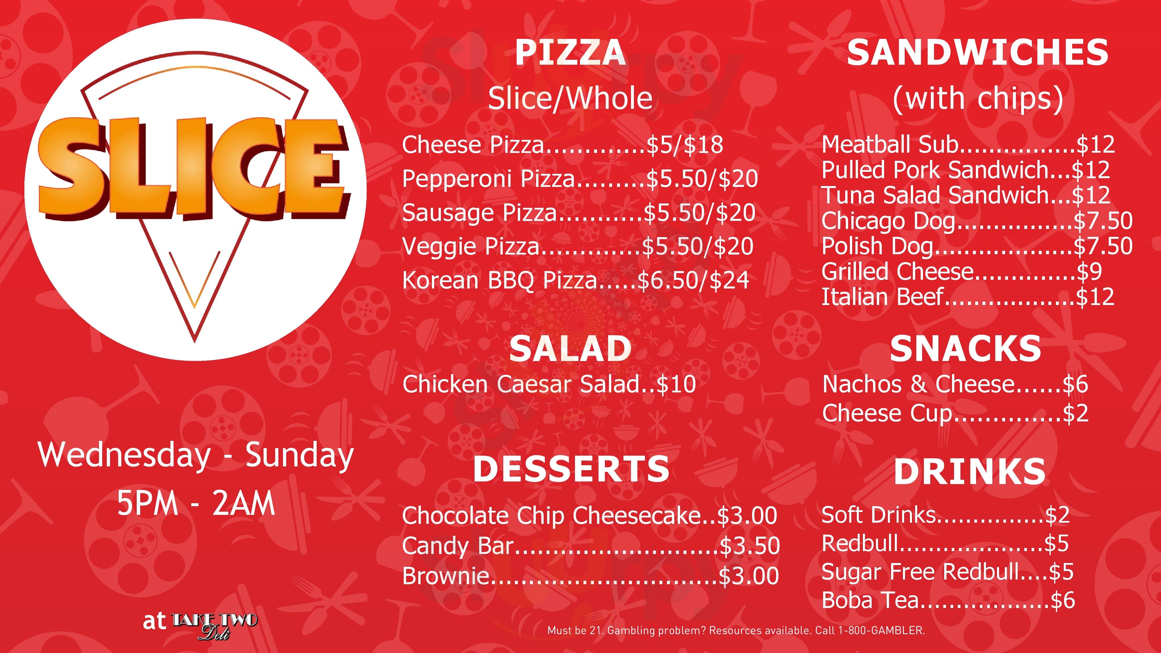 Main Menu - Fairbanks Steakhouse