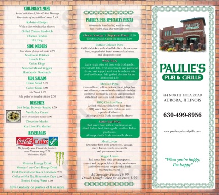 Paulie's, Aurora