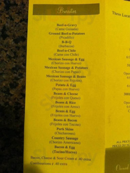 La Popular Bakery And Burrito Stop