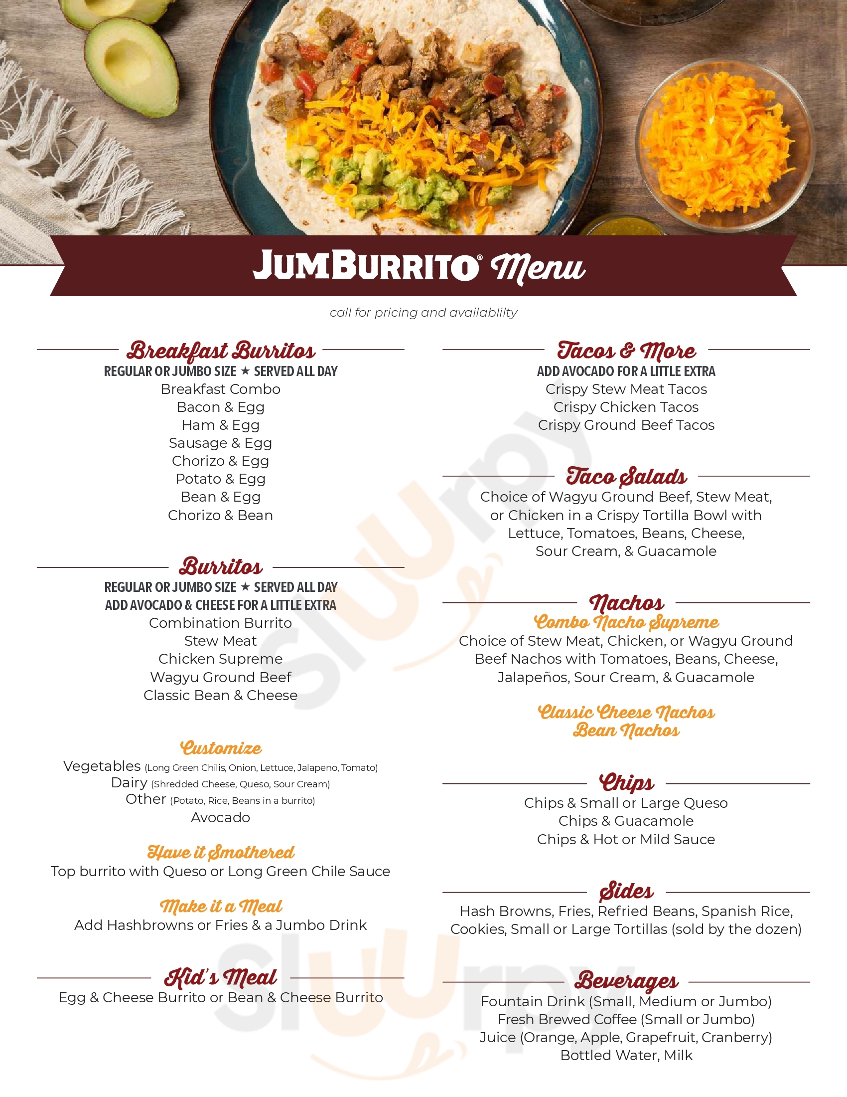 Main Menu - Jumburrito