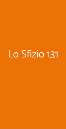 Lo Sfizio 131, Roma