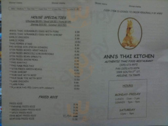 Ann Thai Kitchen