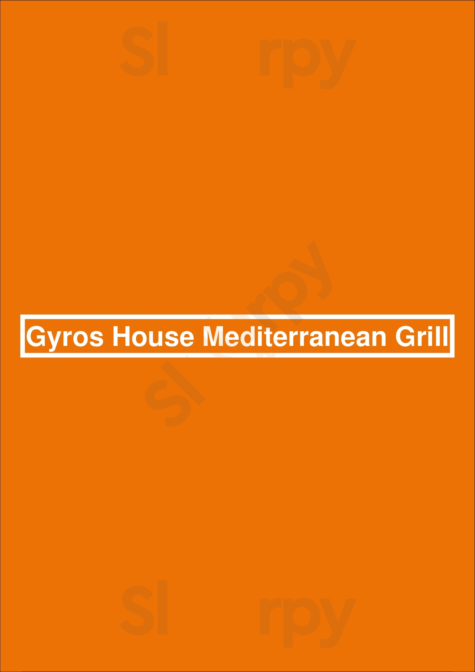 Gyros House Renton Menu - 1