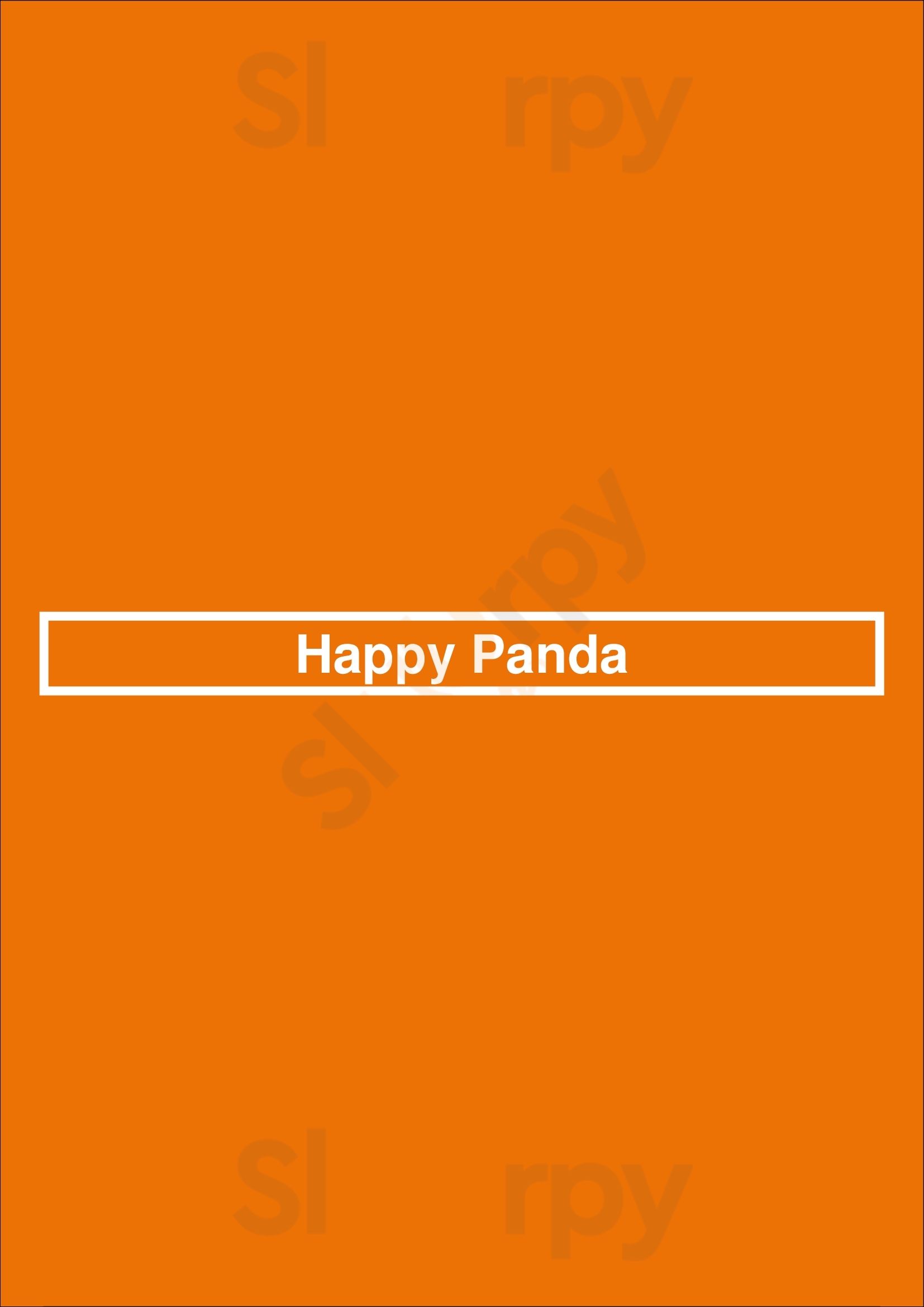 Main Menu - Happy Panda