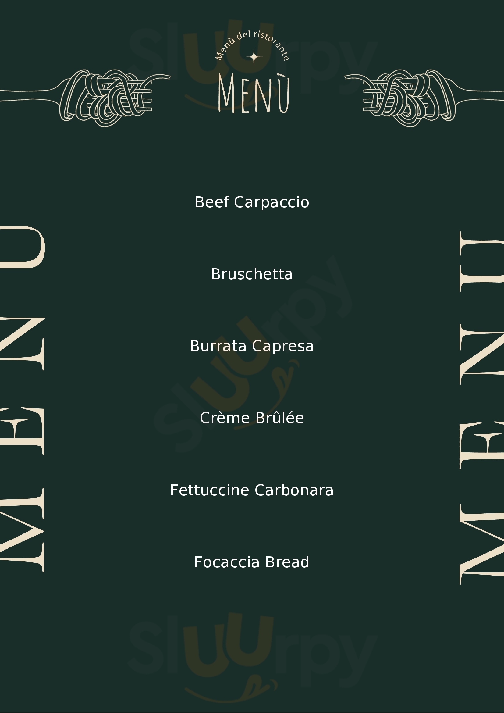 Gusto Ristobar Doral Menu - 1