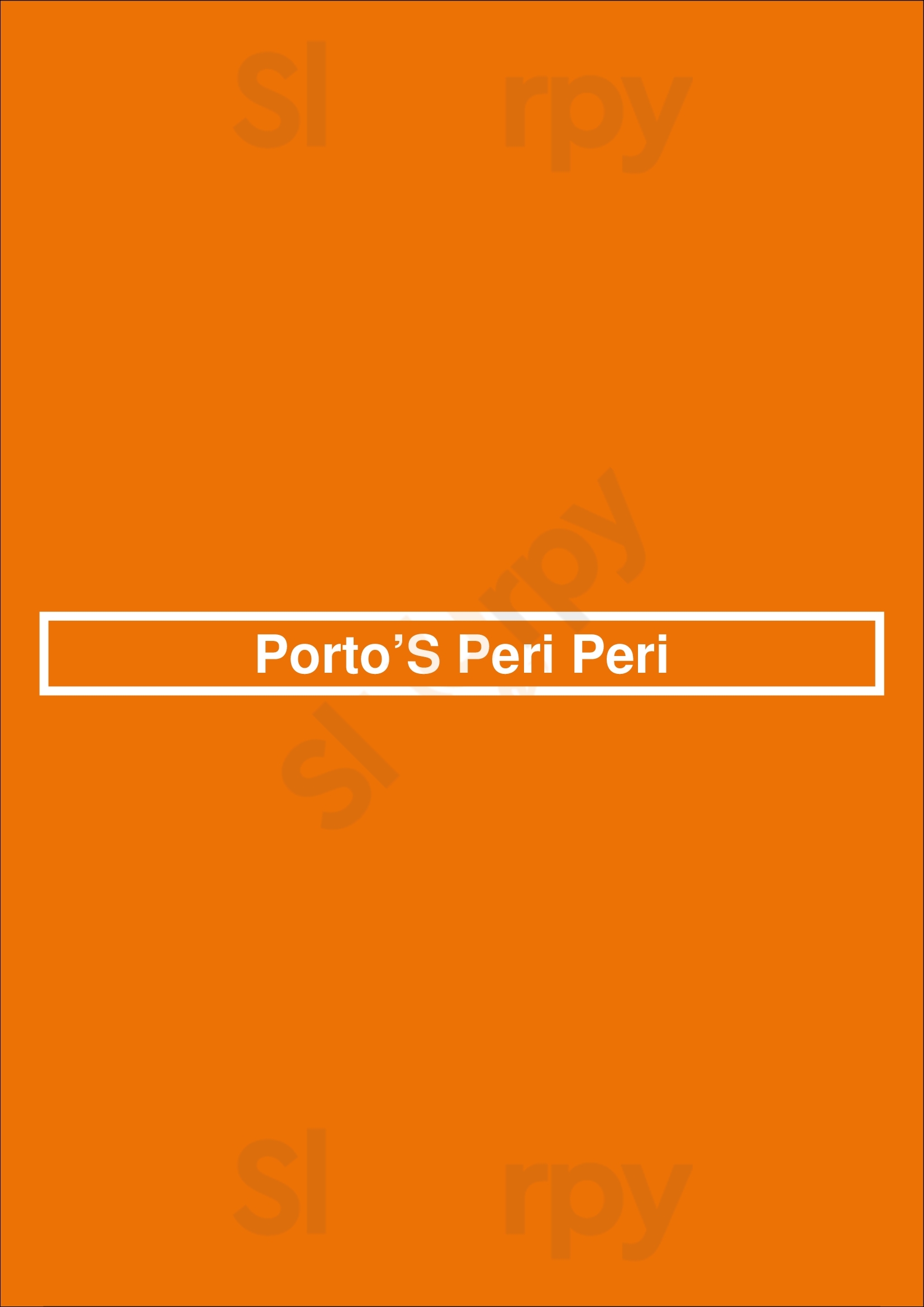 Porto’s Peri Peri Aurora Menu - 1