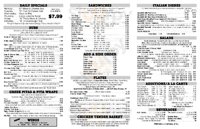 Nick's Sub Shop & Grill