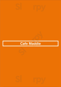 Cafe Maddie menu