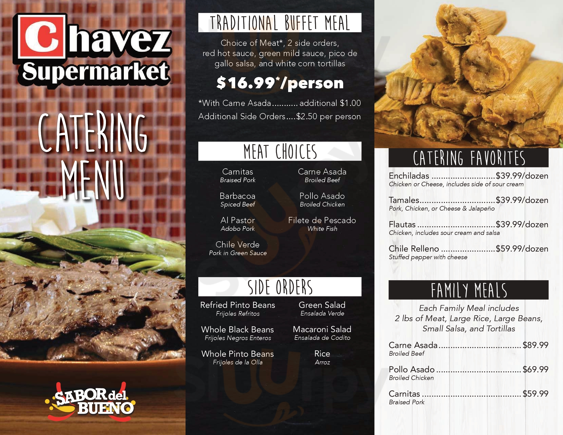 Chavez Supermarket & Taqueria Redwood City Menu - 1