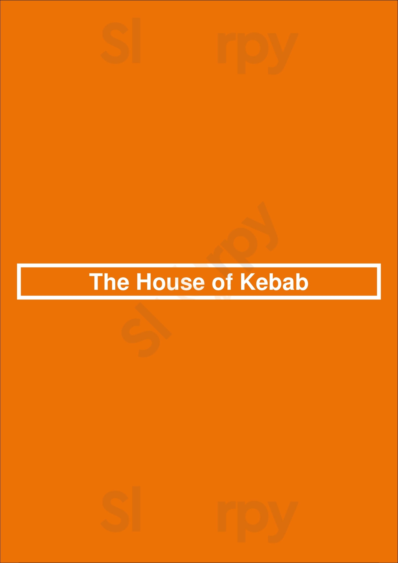 The House Of Kebab Somerville Menu - 1