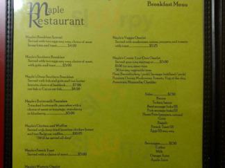 Maple Restaurant, Niagara Falls